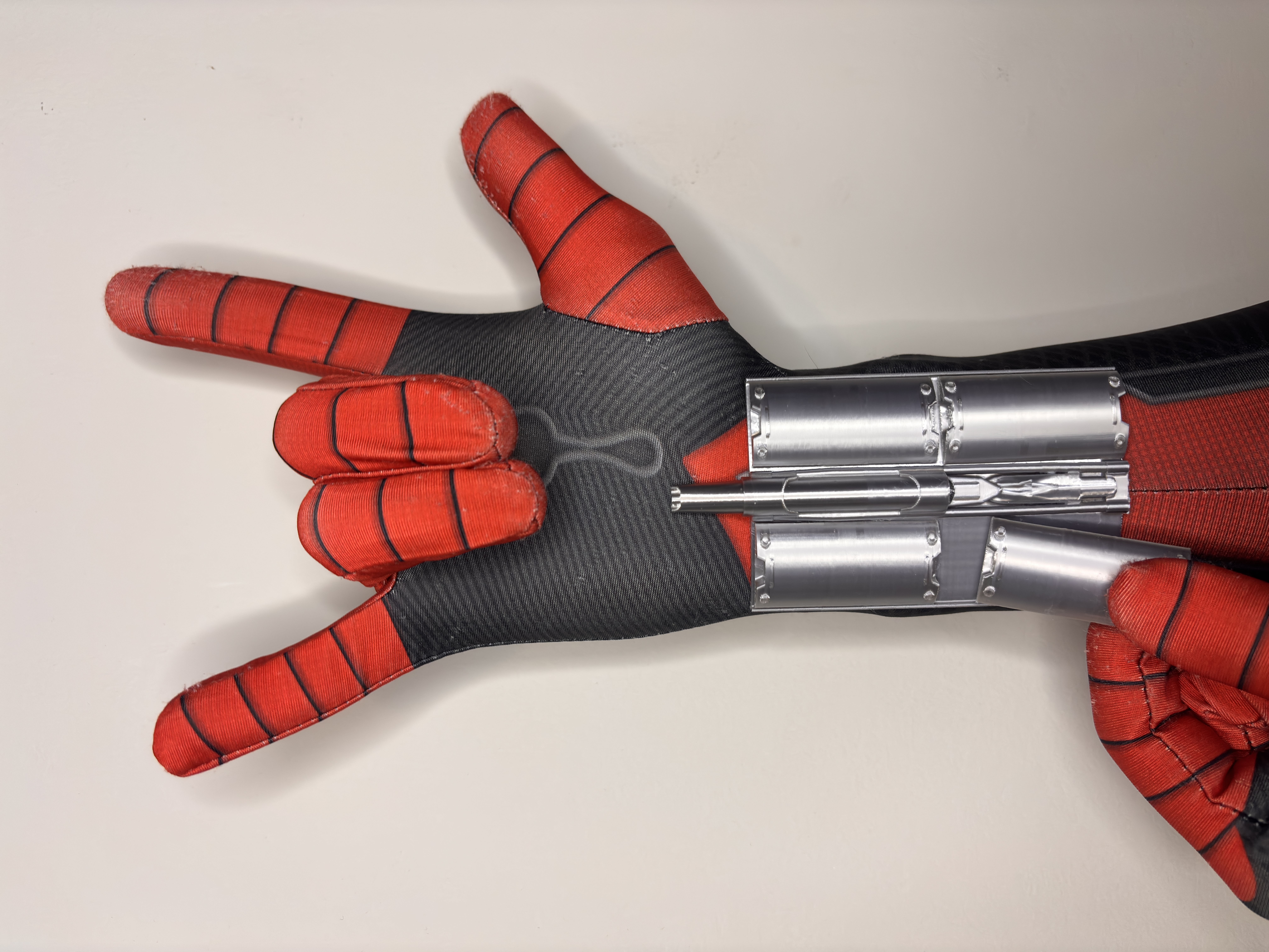 Brand New Day inspired Web Shooter x2(Pair) - Cosplay Prop | Magnetic Cartridges | Hidden Wristband Mount view 2